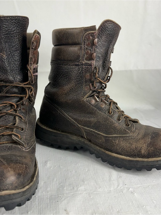 Danner Boots Mens Sz 8 Brown Pebbled Leather Gore-Tex Hunting Work Boots 8” VTG main image 9